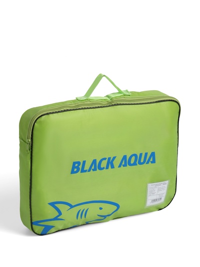 Коньки детские раздвижные BlackAqua, р. 30-33, для фитнеса, зелёные, синие