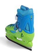 Коньки детские раздвижные BlackAqua, р. 30-33, для фитнеса, зелёные, синие 10964196