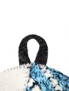 Шапка для бани с принтом "Березки и небо", белая 10925607