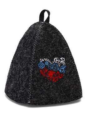 Шапка для бани с принтом 