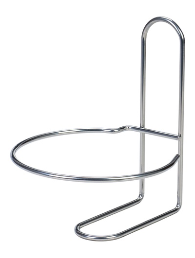 Подвес для кашпо «Одиночка», d=16 см, настенный, серебристый