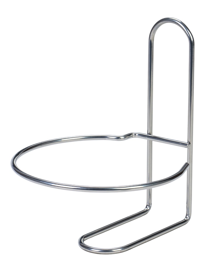 Подвес для кашпо «Одиночка», d=16 см, настенный, серебристый - Фото 1