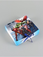 Коробка подарочная «Супергерои», 20 ? 18 ? 5 см (комплект 2 шт) - фото 63635290