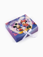 Коробка подарочная «Микки и Минни», 20×18×5 см 10941582