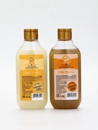 Подарочный набор новогодний в деревянной корзине: гель для душа, пена для ванны и полотенце, аромат тыквенный пирог и ванильный пряник, URAL LAB 10952758