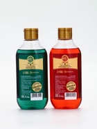 Подарочный набор новогодний в деревянной корзине: гель для душа, пена для ванны и полотенце, аромат хвойный лес и вишнёвый пирог, URAL LAB 10952761