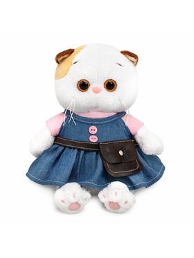 Мягкая игрушка «Кошечка Ли-Ли baby в сарафане «Деним», 20 см 10961859