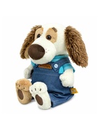 Мягкая игрушка «Собака Бартоломей baby в комбинезоне «Деним», 20 см - Фото 4