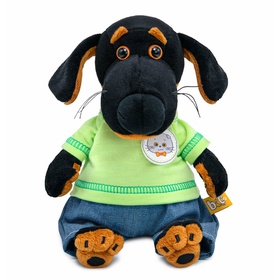 Мягкая игрушка «Собака Ваксон baby в брючках «Деним», 19 см 10961867