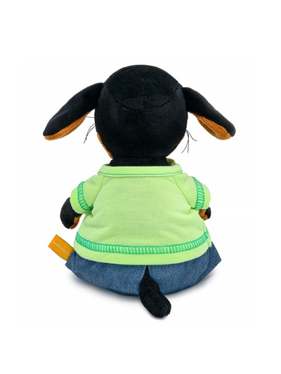 Мягкая игрушка «Собака Ваксон baby в брючках деним», 19 см