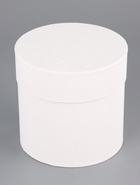 Набор круглых подарочных коробок 4 в 1 «Белизна», 20×19.5 ‒13×13 см 10963577