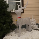 УЦЕНКА Светодиодная фигура «Олень величавый» 80×50×130 см, акрил, 228 LED, 24 В, свечение белое 10971227