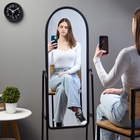 УЦЕНКА Зеркало напольное "Basic", на колёсиках, 44 х 160см, черное - Фото 5