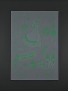 Наклейки интерьерные «Новогодние», со светящимся слоем, 35 × 50 см, 2 листа - фото 119824465