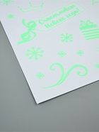 Наклейки интерьерные «Новогодние», со светящимся слоем, 35 × 50 см, 2 листа - фото 119824467