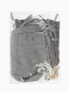 Мешочек подарочный с бусинойй, 13×9 см, бархатный, серый 10971132