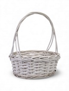 УЦЕНКА Корзина плетёная для хранения, ива, белая, набор 3 шт. 10971339