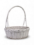 УЦЕНКА Корзина плетёная для хранения, ива, белая, набор 3 шт. 10971339