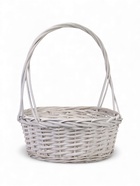 УЦЕНКА Корзина плетёная для хранения, ива, белая, набор 3 шт. 10971339