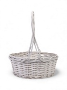 УЦЕНКА Корзина плетёная для хранения, ива, белая, набор 3 шт. 10971339