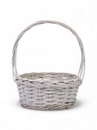 УЦЕНКА Корзина плетёная для хранения, ива, белая, набор 3 шт. 10971339