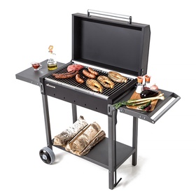 {{photo.Alt || photo.Description || 'УЦЕНКА Мангал «MAH 203», 128.5×52×90.1 см, 2 мм, колеса, боковые полки, крышка'}}