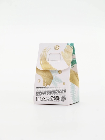 Бомбочка для ванны Magic snow, 40 г, аромат мятное волшебство, Ural Lab