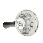 Колокольчик настольный Shine, металл, 12×6.5 см, В ПАКЕТЕ, серебряный - Фото 3