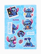 Подарочный набор: блокнот А6, 65 л, ручка, стикеры-наклейки, Стич - Фото 15