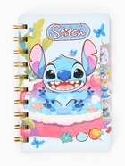 Подарочный набор: блокнот А6, 65 л, ручка, стикеры-наклейки, Стич - Фото 3