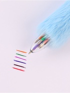 Блокнот пушистый и ручка многоцветная «Стич», голубой - Фото 16