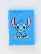 Блокнот пушистый и ручка многоцветная «Стич», голубой - Фото 7