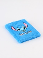 Блокнот пушистый и ручка многоцветная «Стич», голубой 10880125