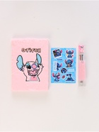 Блокнот пушистый и ручка многоцветная «Эйнджел», розовый - Фото 6