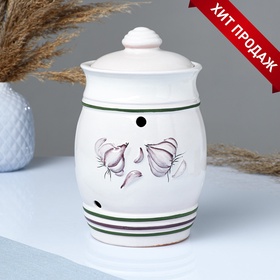 {{photo.Alt || photo.Description || 'УЦЕНКА Банка для хранения чеснока «Глазурь» 2 л, нет крышки'}}