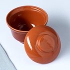 УЦЕНКА Горшок керамический для запекания «Застолье» 0.4 л, нет крышки - Фото 2