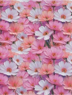 Бумага упаковочная глянцевая «Цветы», 50 × 70 см 10889826