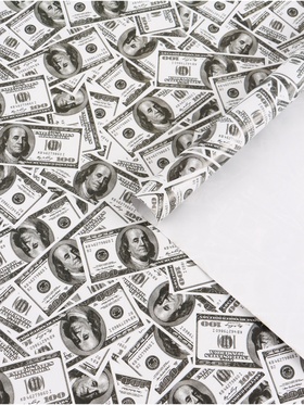 Бумага упаковочная глянцевая «Богатство», 50 × 70 см