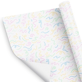 Бумага упаковочная глянцевая «Конфетти», 50 × 70 см