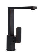 УЦЕНКА Смеситель для кухни VANN VA K-3 BLACK, однорычажный, высокий излив, черный - Фото 1