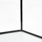 УЦЕНКА Аквариум «Восьмигранный» с крышкой, 50 литров, 33×33×60/67 см, чёрный - Фото 4