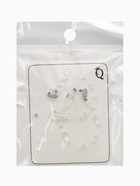 Серьги на леске «Капля росы», белые в серебре 10918158