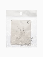 Серьги на леске «Капля росы. Веточка», белые в серебре - фото 809381910