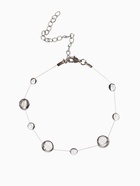 Браслет на леске "Капля росы", цвет былй в серебре 10918162