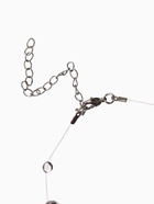 Браслет на леске "Капля росы", цвет былй в серебре 10918162