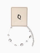 Браслет на леске "Капля росы", цвет былй в серебре 10918162