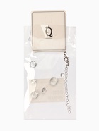 Браслет на леске "Капля росы", цвет былй в серебре 10918162