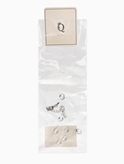 Кулон на леске «Капли росы», белый в серебре - фото 23282621