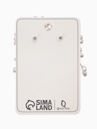 Серьги жемчуг «Россыпь в цветке», белые в золоте 10932522