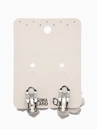 Клипсы «Цветочки», белая в золоте (комплект 2 шт) - фото 63635583